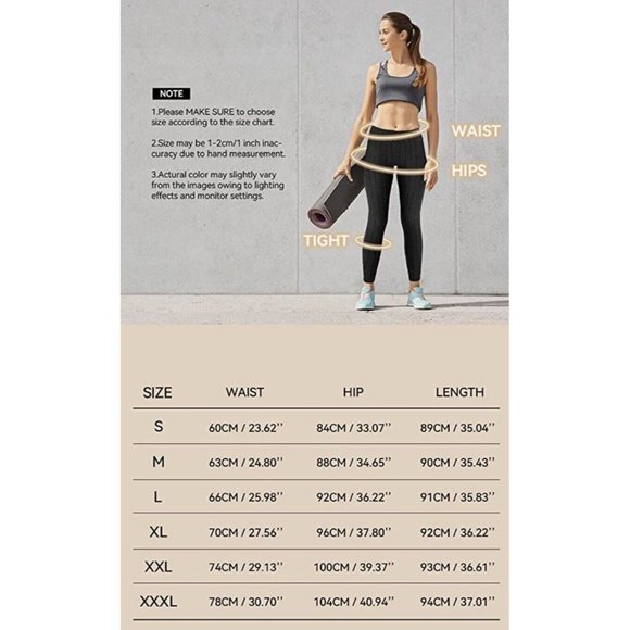 Women's Leggings Textured High Waisted Butt Lift Booty Yoga Workout Sz Large - Picture 6 of 8